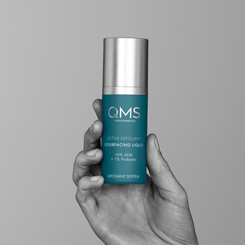 EXFOLIANT SYSTEM 10% AHA Active Exfoliant Resurfacing Liquid - QMS Medicosmetics UK