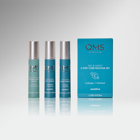 Day & Night 3-Step Core Routine Set Sensitive - QMS Medicosmetics UK