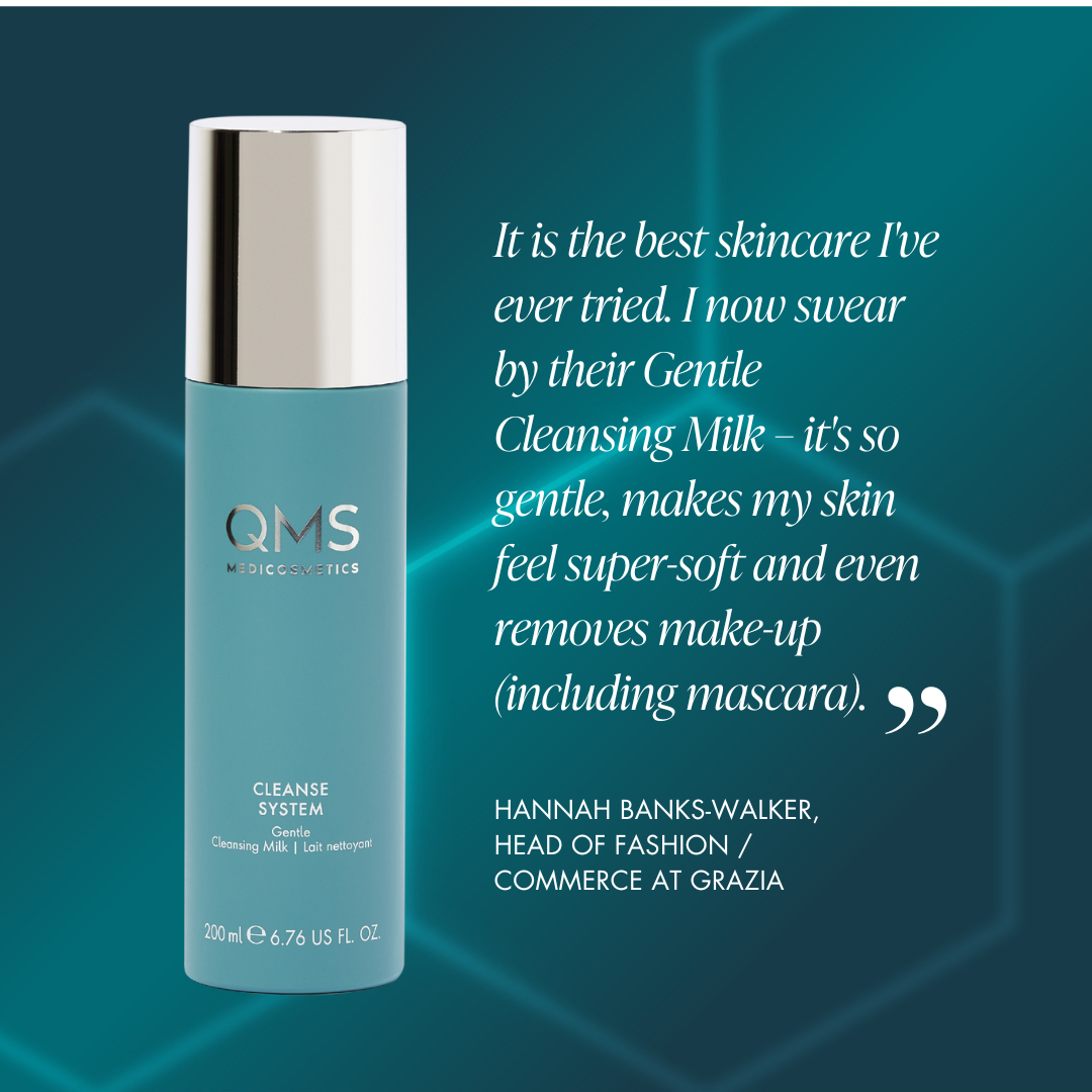 CLEANSE SYSTEM Gentle Cleansing Milk - QMS Medicosmetics UK