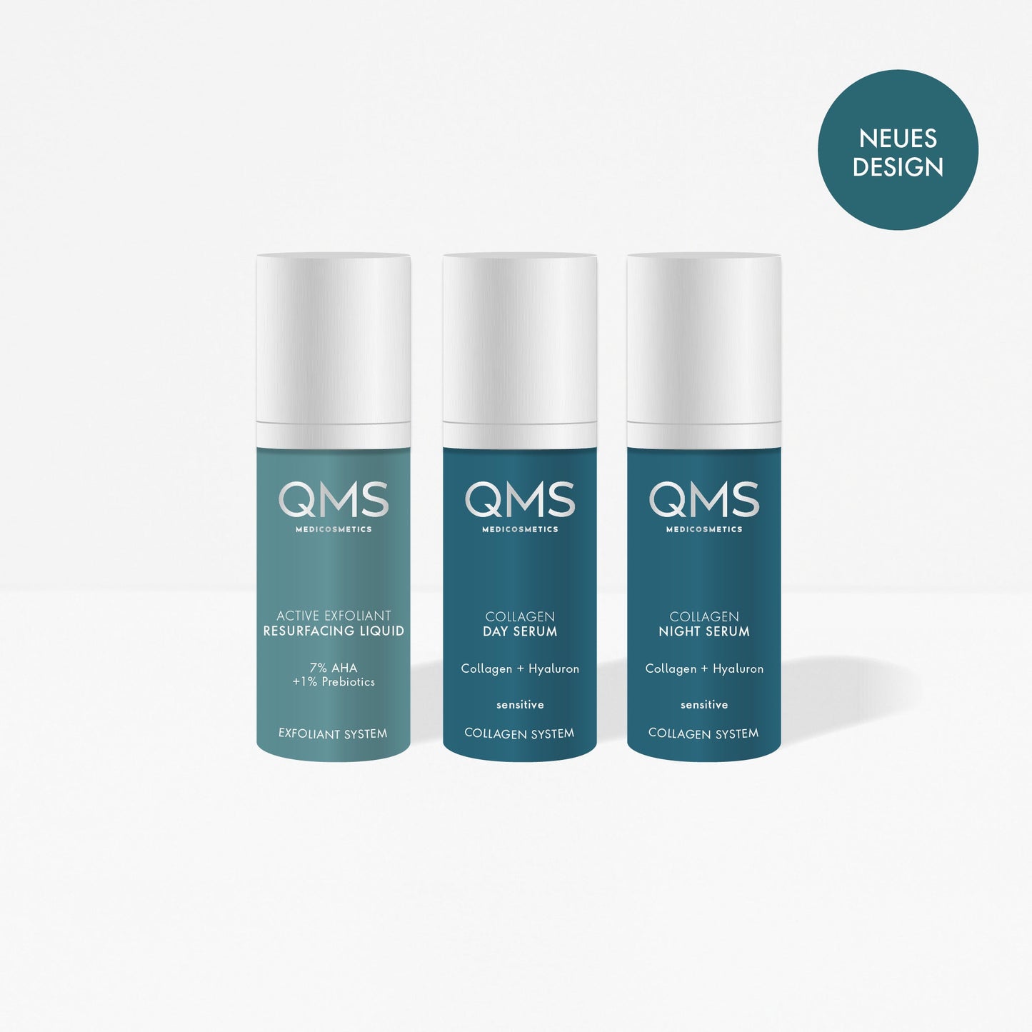 Collagen + Exfoliant Set Sensitive 3 x 30 ml | QMS Medicosmetics GmbH